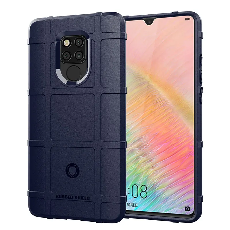 Armor Heavy Phone Case for Mate 20 X Shockproof Matte Rubber Cover for Huawei mate 20x 20 X Soft Silicone Shield Cases 3