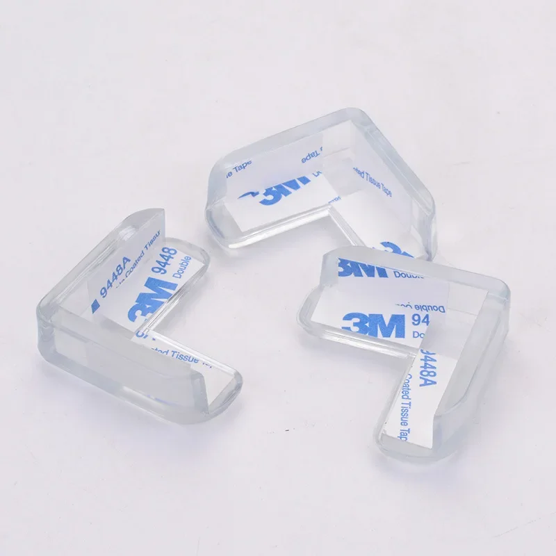 Transparent Table Edge Conner Protector 4pcs for Baby Safety Furniture Chair Corner Guards Anti Collision Cover for Children silicone table corner protector table corner protector table edge protector