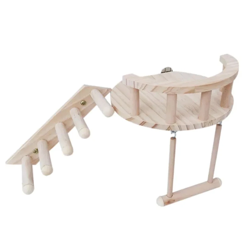 

Горячий SV-хомяк, деревянная платформа, маленькая клетка для домашних животных, забор, игровая подставка, скалолазание, искусственная игрушка для попугаев, окуня