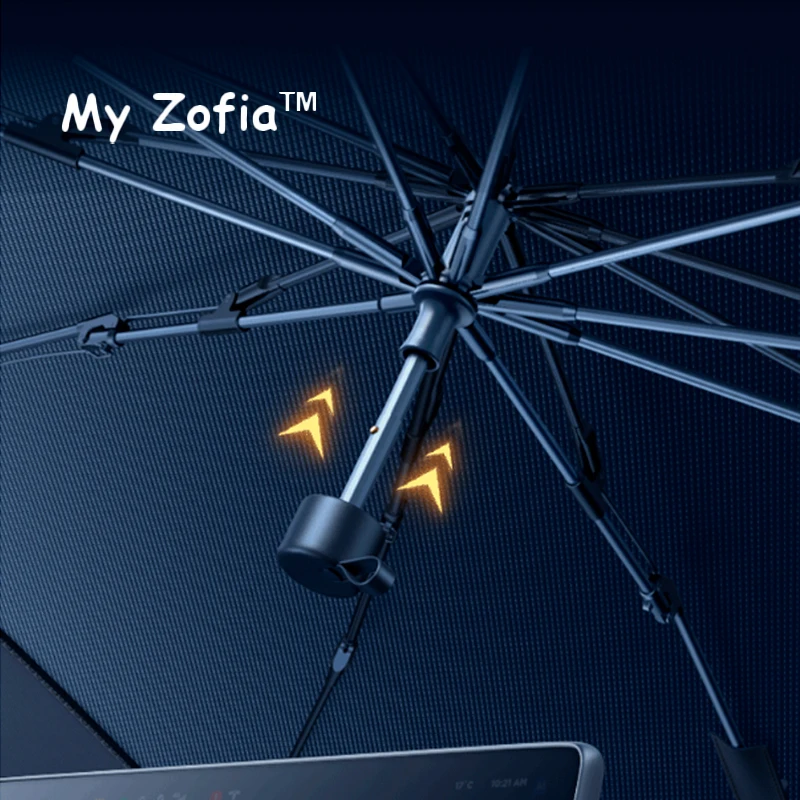 For JETOUR T2 Shanhai T2 Traveller Car Windshield Sunshade Retractable Umbrella Front Heat Insulation Accessories