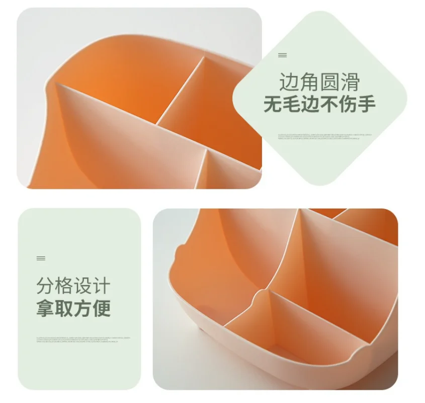Pen Holder Desktop Storage Box Multifunctional Desk Organizer For Makeups Pencils