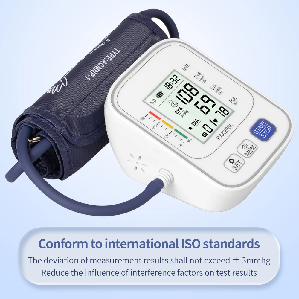 Szkia Digital Blood Pressure Monitor Presion Arterial Medical Health Equipment Sphygmomanometer Arm Sphygmomanometer