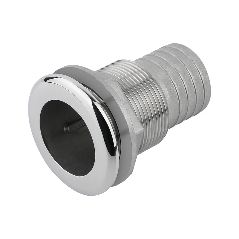 Alastin 316 Stainless Steel Thru Hull Fitting Outlet Drain Hose Pipe Boat Accessories Drain Plug Kit 2
