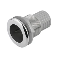 Alastin 316 Stainless Steel Thru Hull Fitting Outlet Drain Hose Pipe Boat Accessories Drain Plug Kit 2