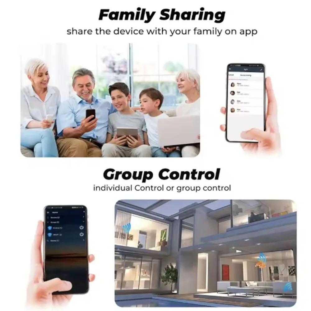 WIFI Socket US Wireless Control Outlet 10A Timing Function APP Remote Control Smart Home Appliances Work With Alexa Google Home