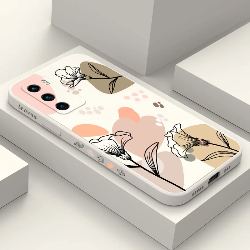 Floral Artistic Line Design Phone Case