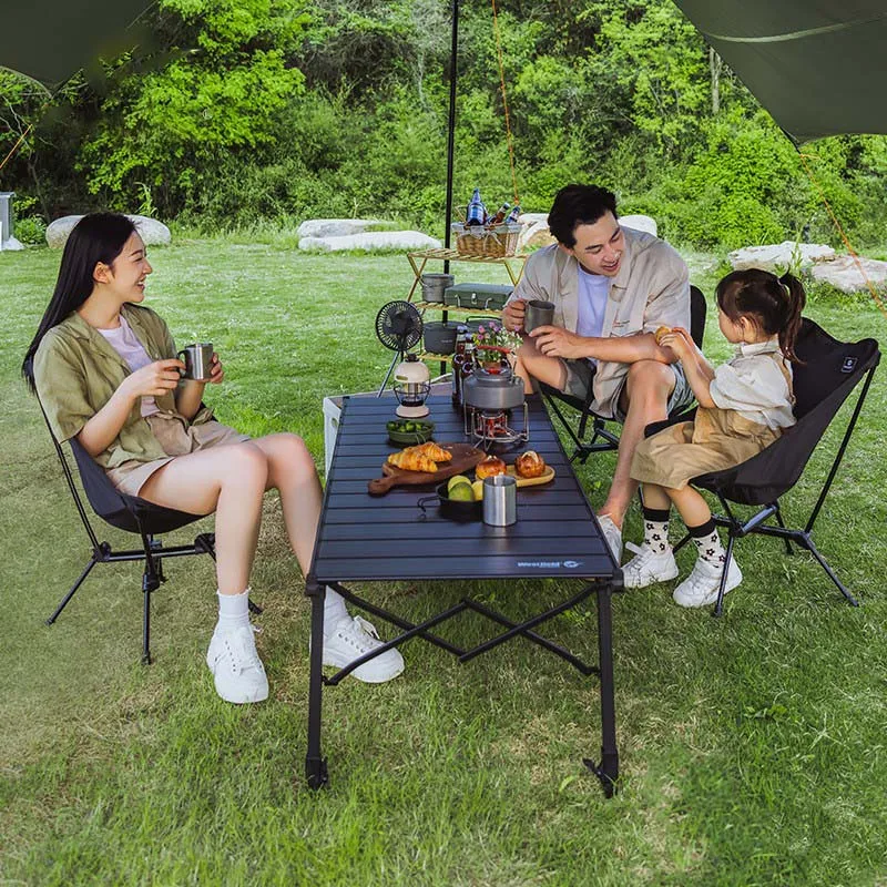 

Aluminium Egg Roll Tables 2023 New Outdoor Folding Tables Portable Picnic Tables Rising And Shrinking Camping Telescopic Tables