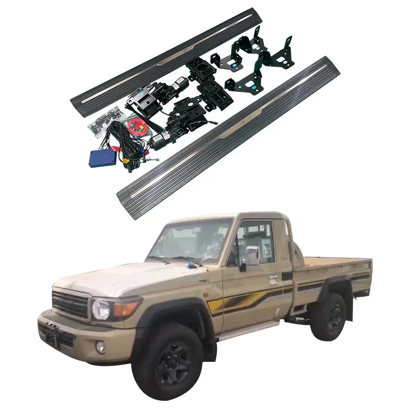

Customized aluminium ACCESSORIES Electric side step running board For Toyotas Land Cruiser LC79 2 door power boards