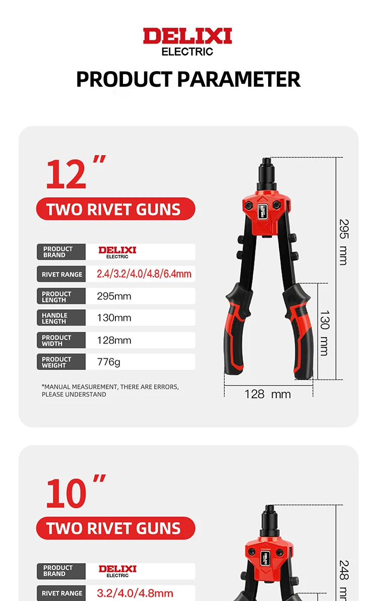 DELIXI ELECTRIC Rivet Gun Image 9