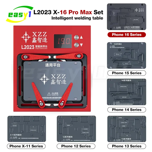 بريهيتر XZZ L2023 الذكي – فك البوردتين من أيفون X حتى 17 بروماكس 1