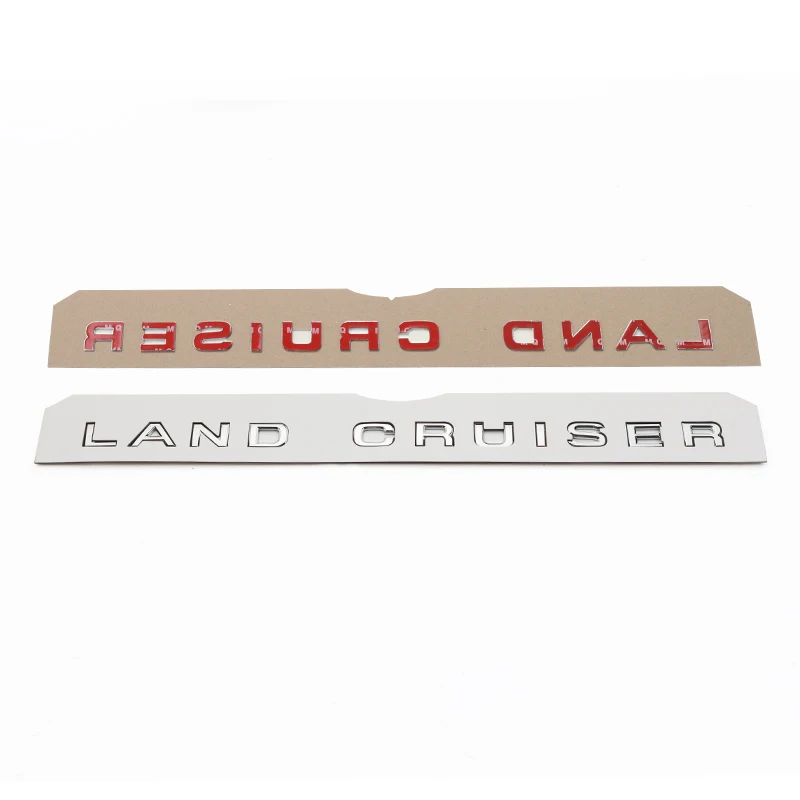 Toyota Land Cruiser 300 LC300 Engine Cover Decoration Modification Accessories FJ300 Cover Letter Sticker car body trim accessories