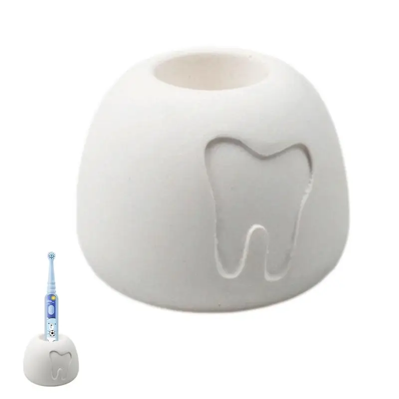 Toothbrush Holder Stand Diatomaceous Earth Cute Toothbrush Holder Water Absorption Fast Drying Diatomite Holders For