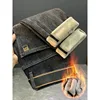 Cashmere Fleece-lined Thick Jeans Men's Winter Warm and Trendy Micro Baggy Straight Trousers Fashion Men's Trousers 4