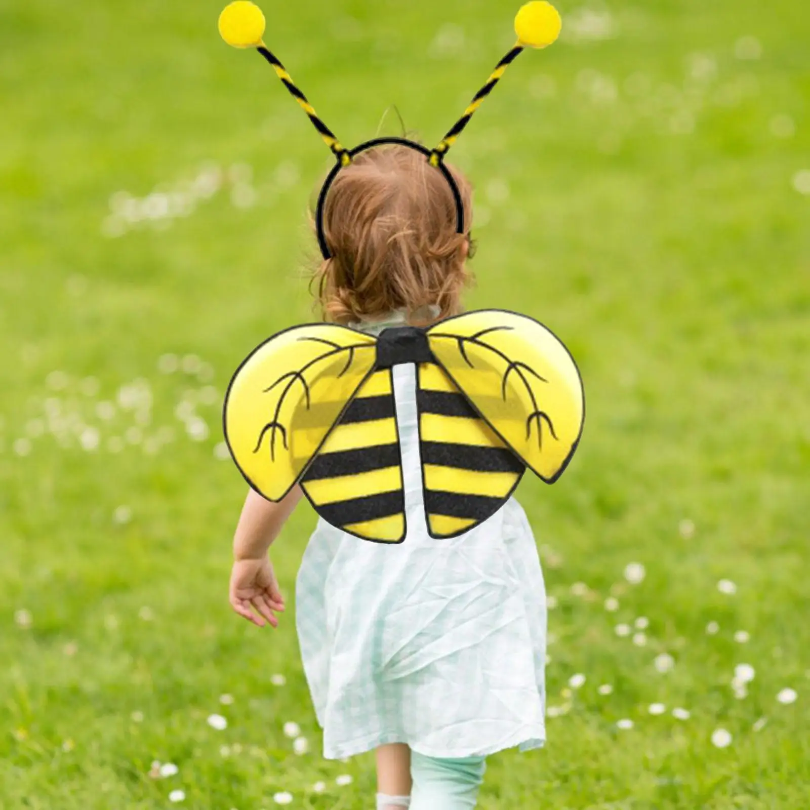 Bee Costume Photography Prop Kids Funny Bumble Bee Headband Carnival Role Playing Festival Birthday Children's Day cosplay costume