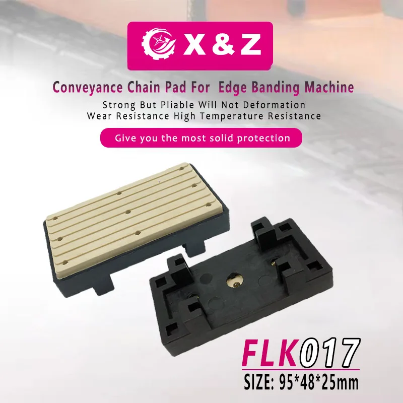 

Free Shipping 50PCS* FLK017 ( 95x48x25mm ) Conveyance Chain Pad Parts Of Edge Bander Accessories Of Woodworking Machine -XINIU-