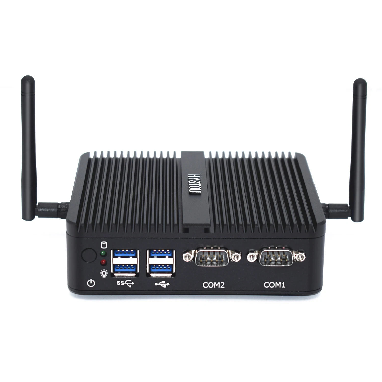 HYSTOU Fanless J4125 Mini PC ITX Dual Lan 2 RS232 COM windows 10 11 Industrial Computer ycsd fanless mini pc dual lan celeron j4125 2955u windows 10 pro pc 2 serial port 2 lan wifi hdmi vga htpc computer nuc mini pc