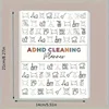 ADHD Cleaning Planner Bundle – Includes Home Cleaning Schedule, Weekly, Monthly, Year-Round Cleanliness Tips, Family Chore Chart