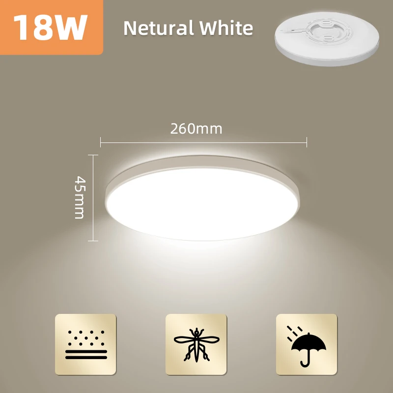 Led Ceiling Lights Ultra Thin LED Ceiling Lamps Modern Panel Light 30W 50W 72W Living Room Bedroom Kitchen Surface Mount Fixture recessed ceiling lights Ceiling Lights