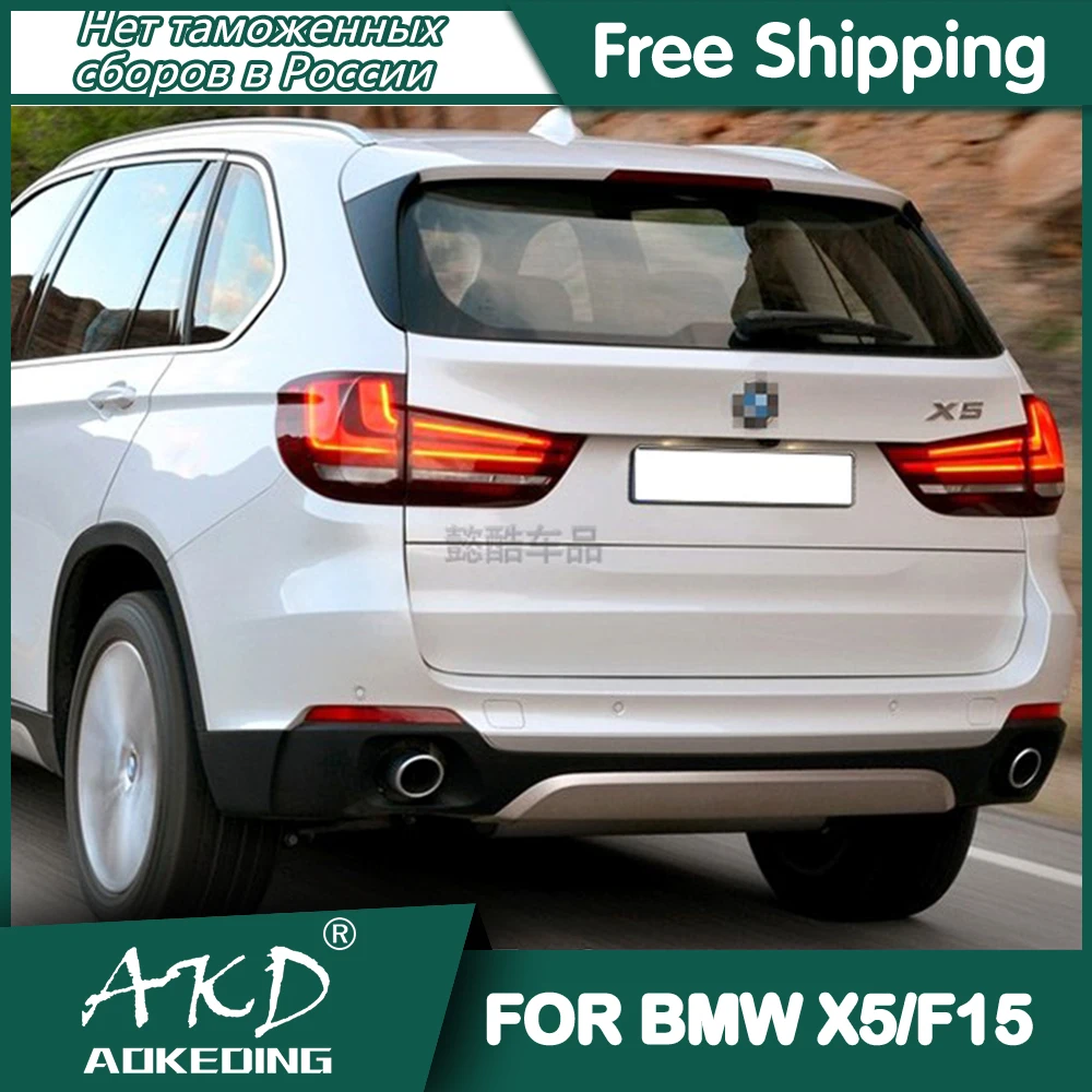 

Автомобильный задний фонарь для BMW X5 2014-2018, светодиодные противотуманные фары s DRL Hella, тюнисветильник, автомобильные аксессуары F15, задний фонарь s