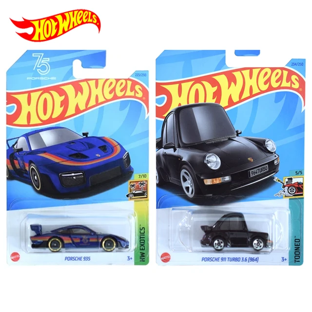 Original Hot Wheels Car Porsche 935 911 Turbo 3.6 964 Boys Toys for Kids  Model Carro 1/64 Diecast 75 Anniversary Edition Juguete - AliExpress