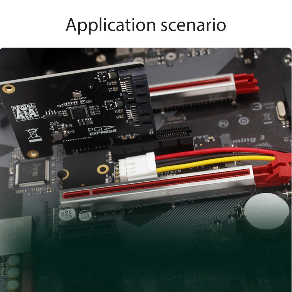 M Chave para PCIe X4 Adaptador com