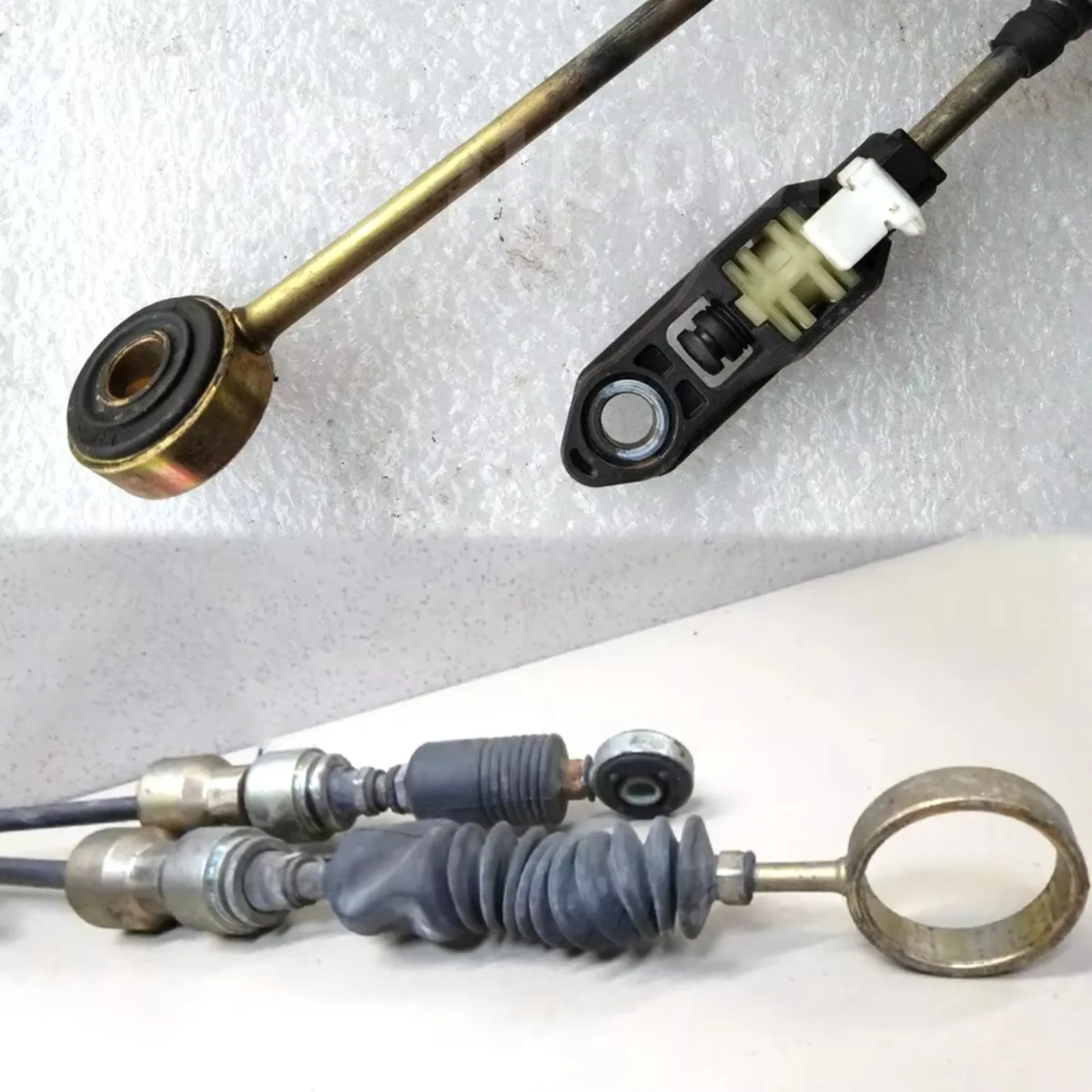 Car Manual Gearbox Shift Cable Linkage Control Bush Shifter Lever Connect Rod Bushing For Nissan Sentra B15 2001 2002 2003- 2006