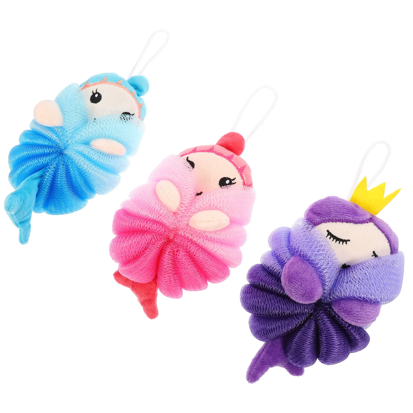 

3pcs Cartoon Kids Animals Bath Balls Children Bathing Balls Body Scrubber Balls