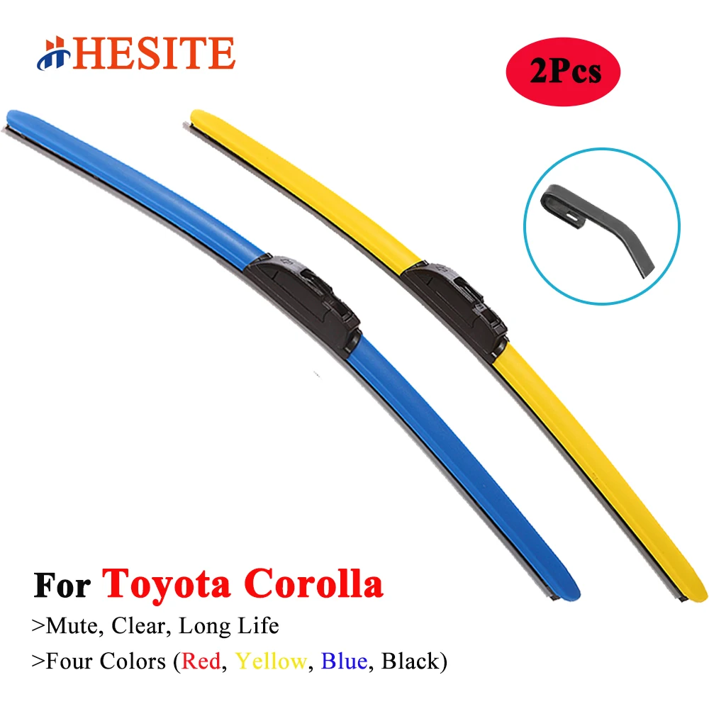 Hesite Colorful Windshield Wiper Blades For Toyota Corolla E15 E17 E18