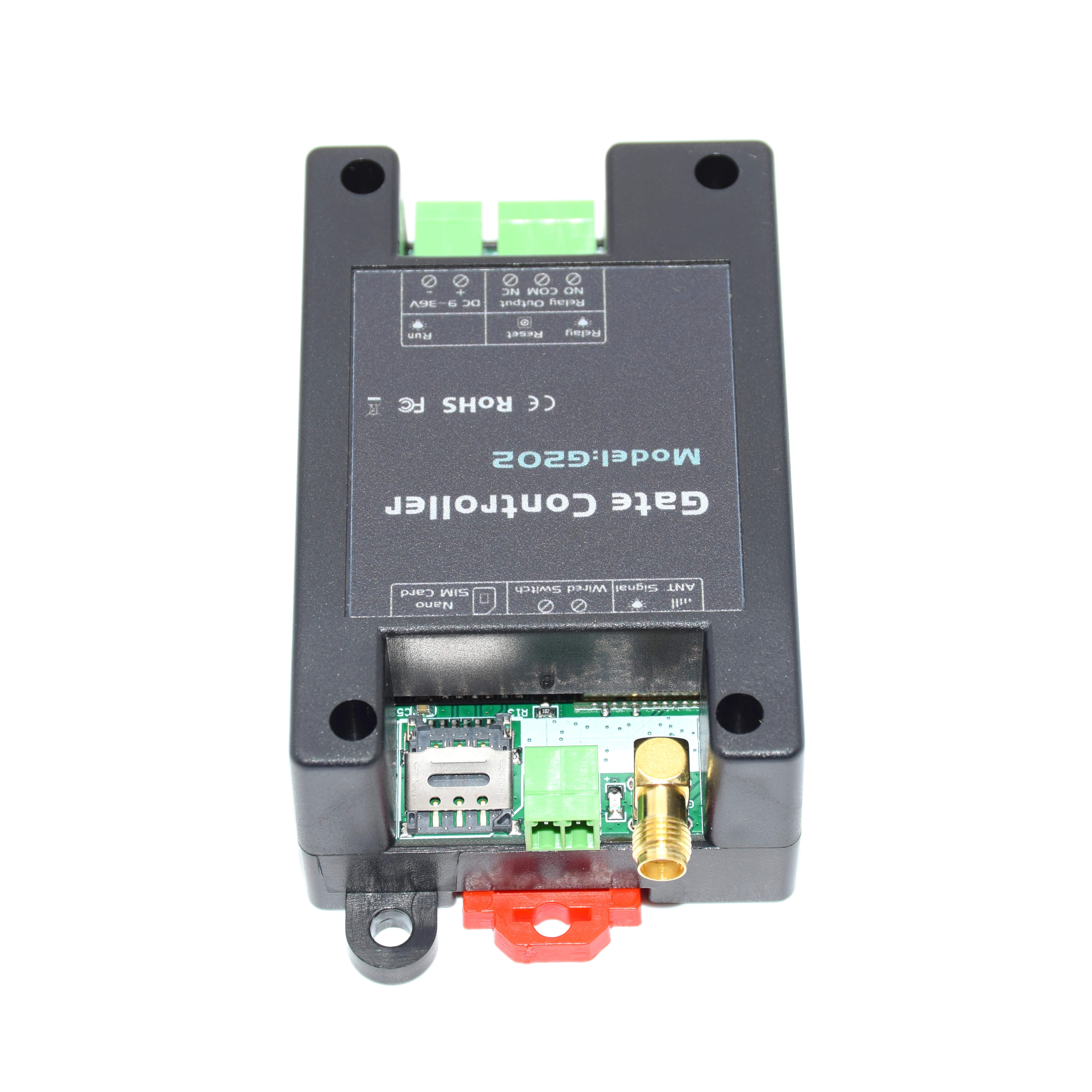 Garage Gate Opener Gate Opener Control Board GSM 4G LTE Gate Opener G202 SMS Remote Control Single Relay Switch For Sliding Swing Garage Gate Opener Replace RTU5024