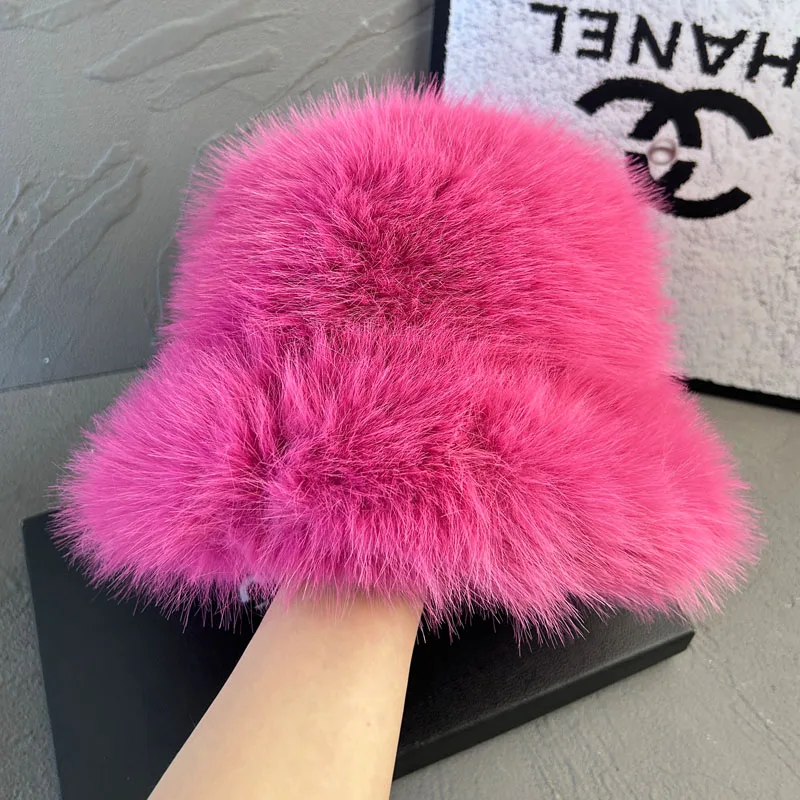 hot pink long fur