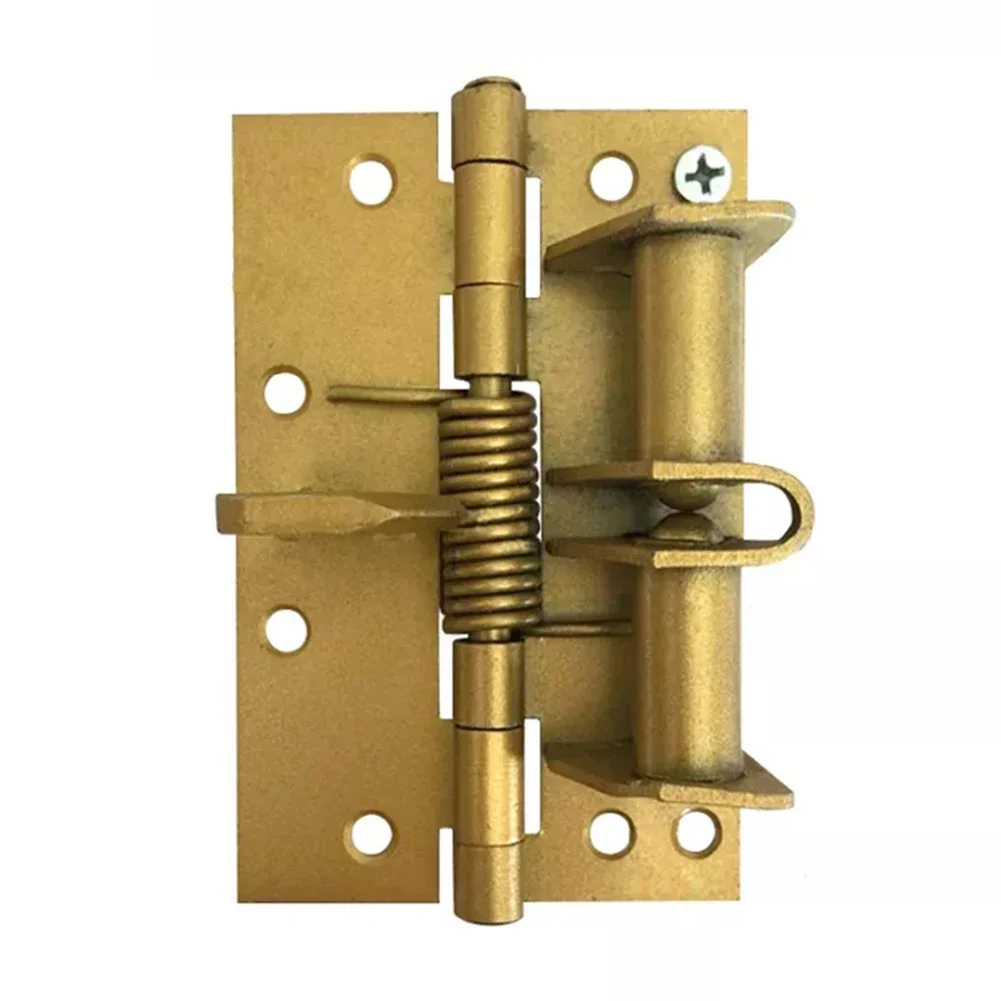 Multifunctional Door Closer Automatic Closing Hinge er 4-inch Invisible Door Spring Hinge 90 Degree Right Angle Locator