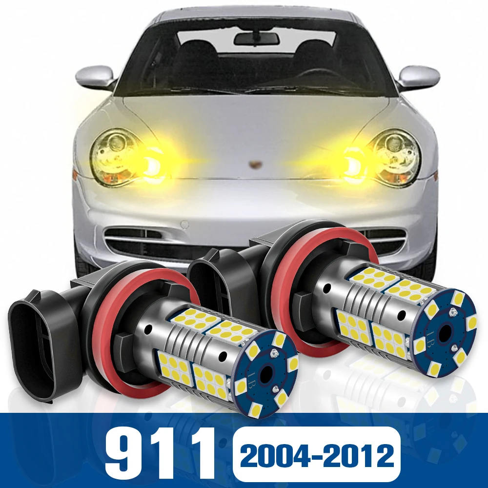 

2pcs LED Fog Light Blub Lamp Accessories Canbus For Porsche 911 997 2004-2012 2005 2006 2007 2008 2009 2010 2011