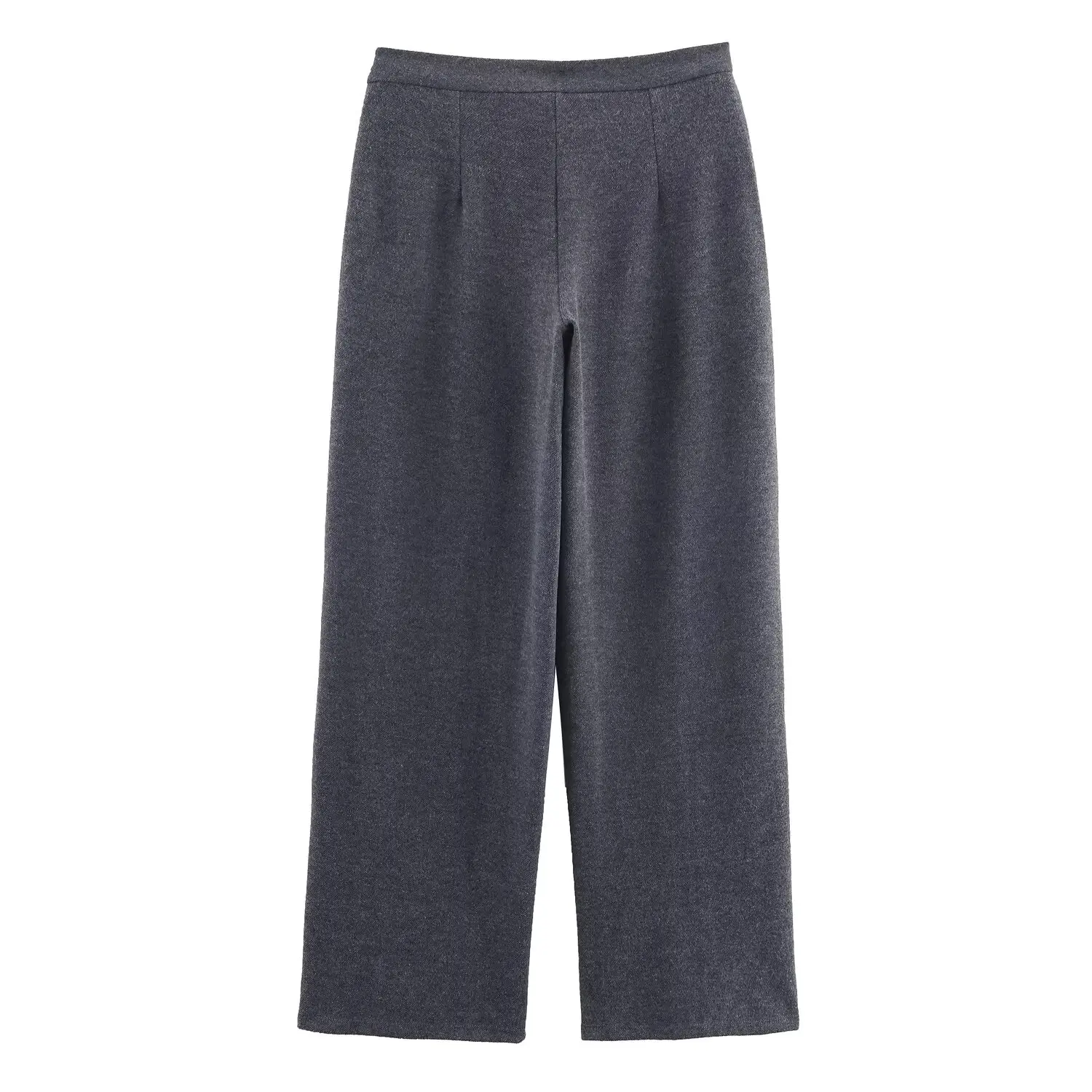 Women's Soft Casual Pants Set Or Lady Lapel Zipper Long Sleeved Pilot Jacket Or Female Commuting Outdoor Long Trousers Streetwea