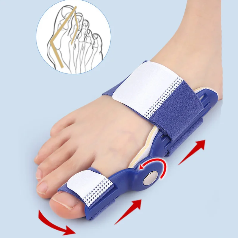 1Pcs Big Bone Toe Bunion Splint Finger Straightener Corrector Pain Relief Hallux Valgus Finger Care Protector Foot Care pedicure