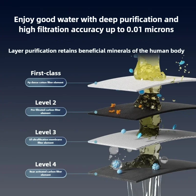 Water purifier Large ultrafiltration water purifier Household direct drinking tap water pre-filter