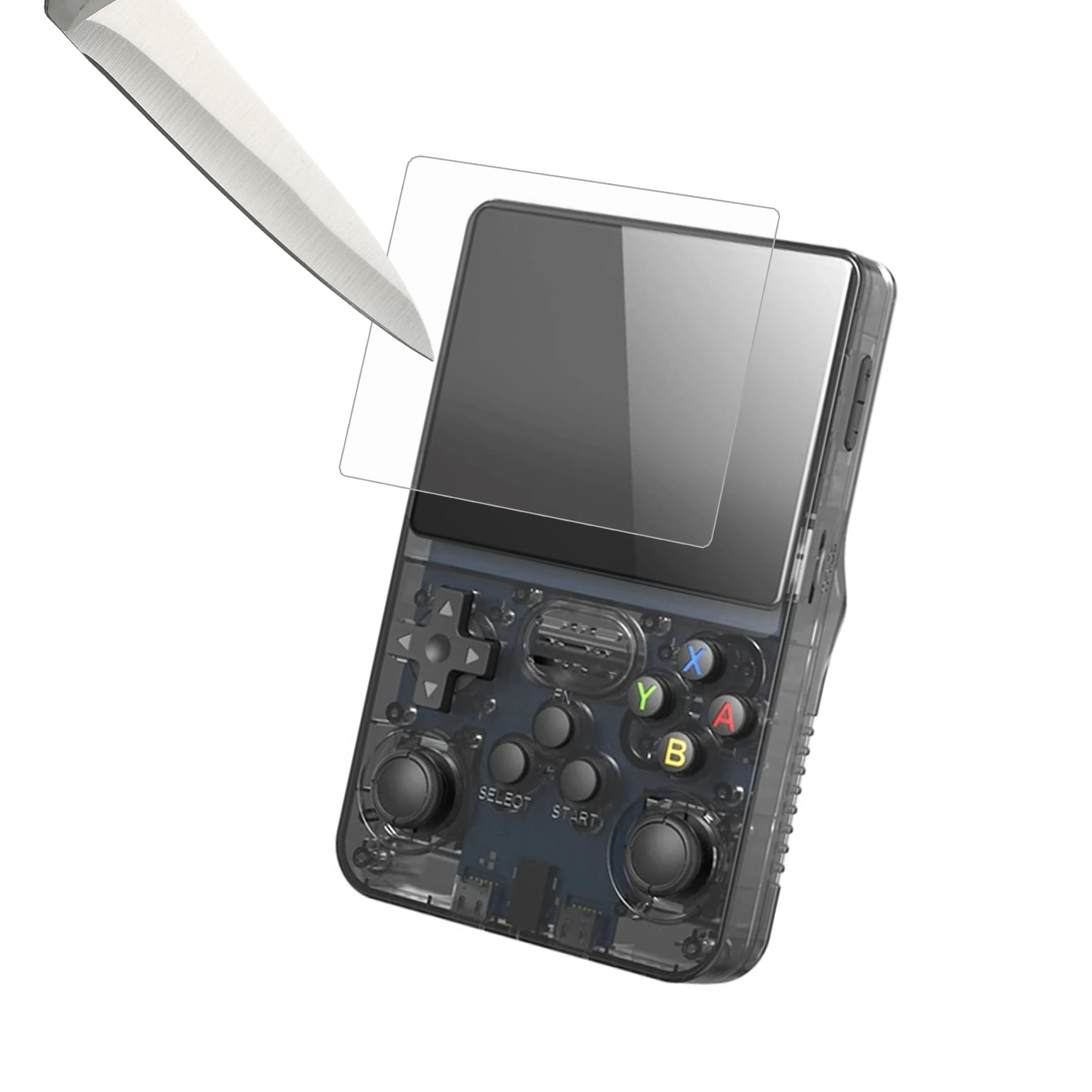 Mr.Shield Verre Trempé Compatible Avec Anbernic RG556 [Lot De 3] Film