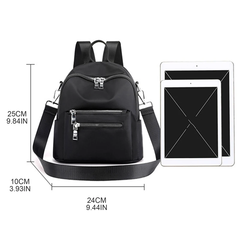 Women Small Backpack Nylon Backpacks Casual Daypack School Bags for Girl College