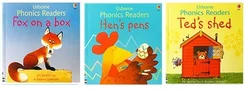 Age 0-3 Usborne Phonics Readers English Book P Child Kids Early Education Word Sentence Learning 3 books