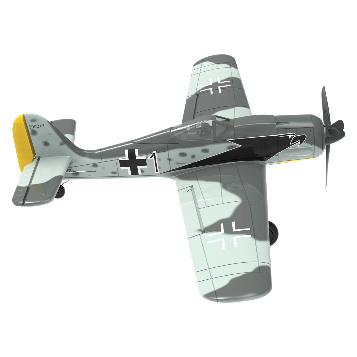 Eachine Mini FW190 400mm Wingspan 2.4G 4CH 6-Axis Gyro One Key Aerobatics XPilot Stabilization System EPP RC Airplane BNF/RTF