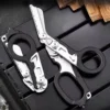Multifunctional Tactical Pliers Outdoor Camping Rescue Survival Tools Medical Trauma Scissors Folding Stainless Steel Scissors 2