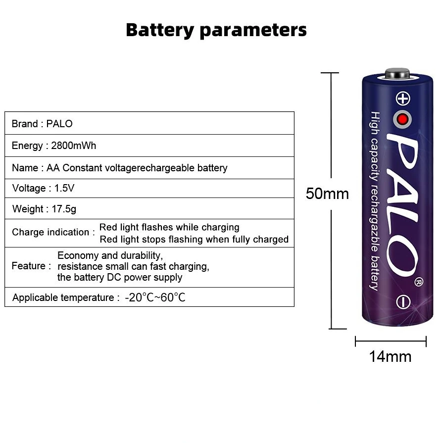 Bateria Recarregável Li-ion com Carregador 1.5 v 2a Células para Controle Remoto Relógio Brinquedos Câmera - Image 4