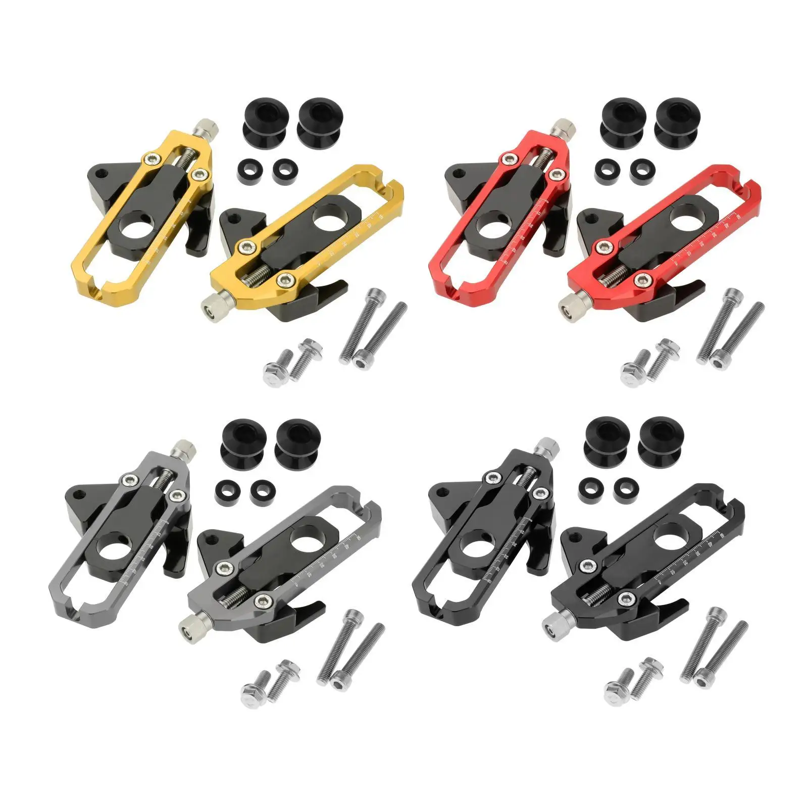 

Motorcycle Chain Adjusters Tensioners 0R 2019 2020, Professional Accessories