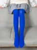 Collants multicolores en velours pour femmes, couleurs acidulées 80D, haute élasticité, Sexy, sans couture, bas longs pour filles, printemps automne