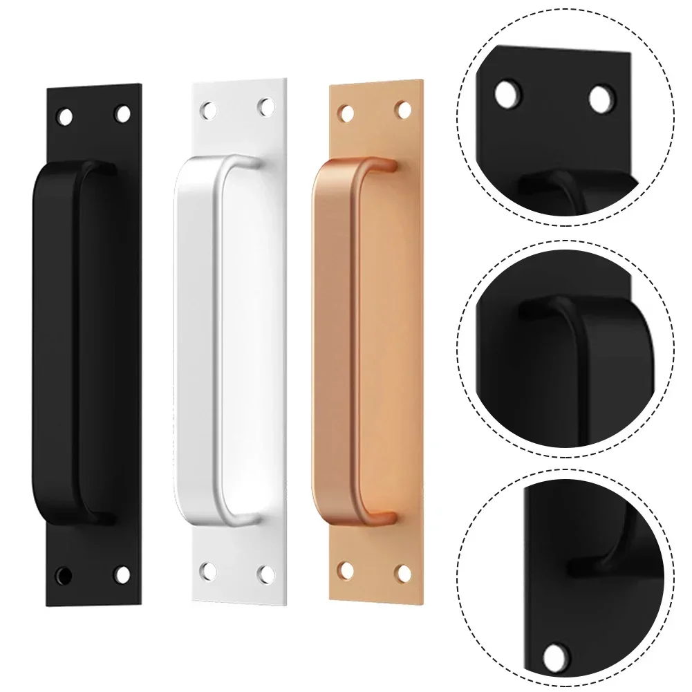 Sliding Barn Door Handle Pull Cabinet Flush Hardware Door Window Handle Aluminum Alloy Interior Furniture Hardware door handles,cabinet handles