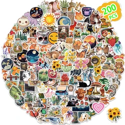 Charming Waterproof Vinyl Stickers for Water Bottles and Laptops (100pcs - Random)