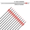 LAIXING 12PCS Carbon Arrow 30 Inch Carbon Arrows Replaceable Arrowhead for Compound/Recurve Bow Archery Hunting Targeting 2
