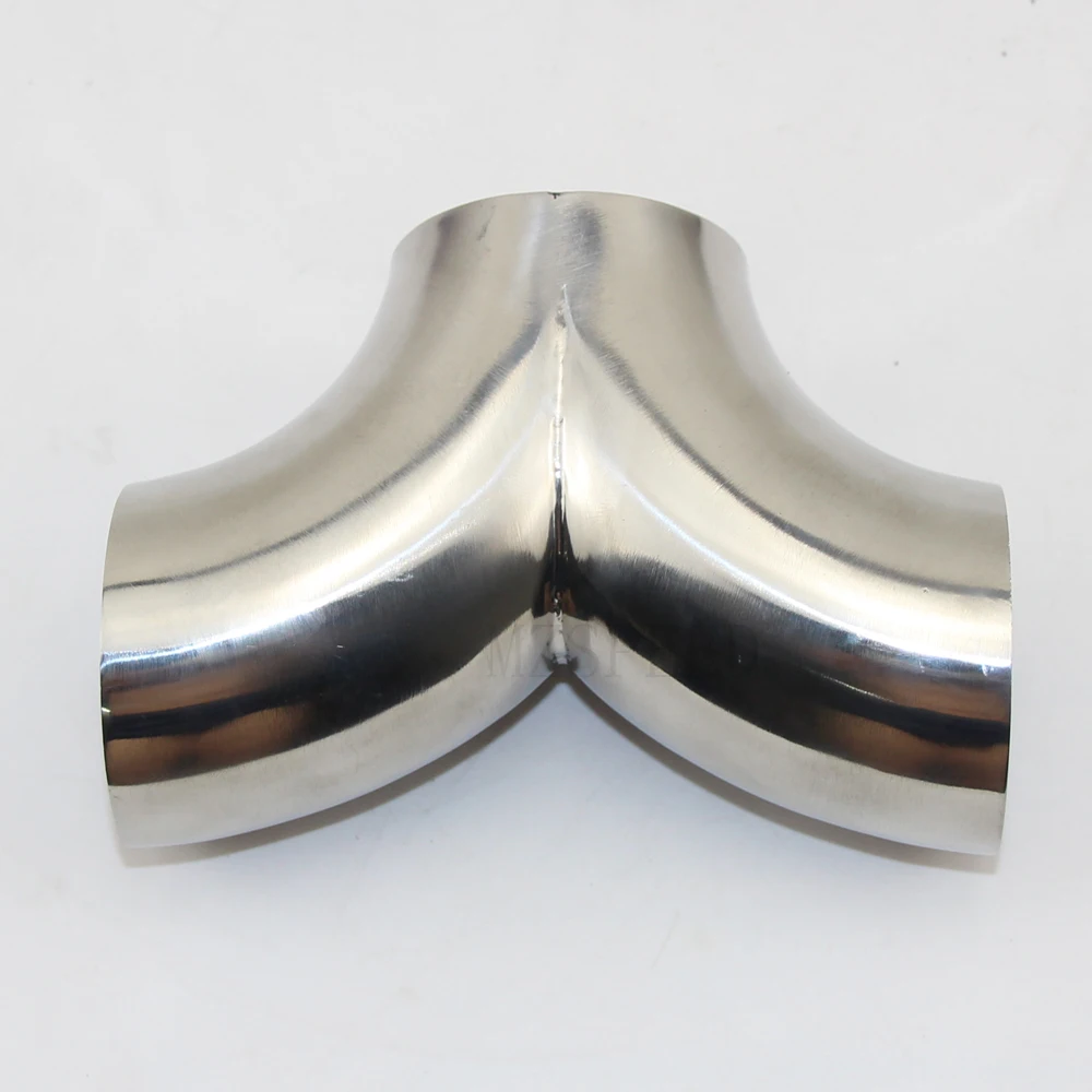 304 스테인리스 스틸 용접 앵글 티 OD19mm-159mm 위생용 내외부 연마 티 피팅