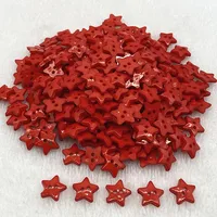 New 12mm-15mm-20mm Colours Five- Pointed Star with Two Eye Buttons  Resin Sewing Buttons Diy Scrapbooking Multicolour 2
