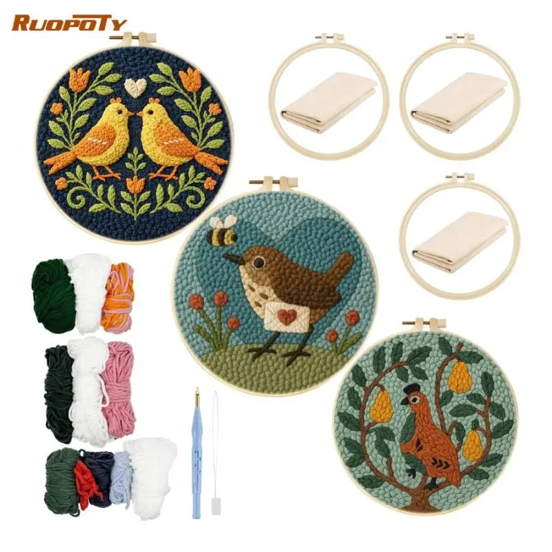 RUOPOTY Snail Punch Needle Kit 1