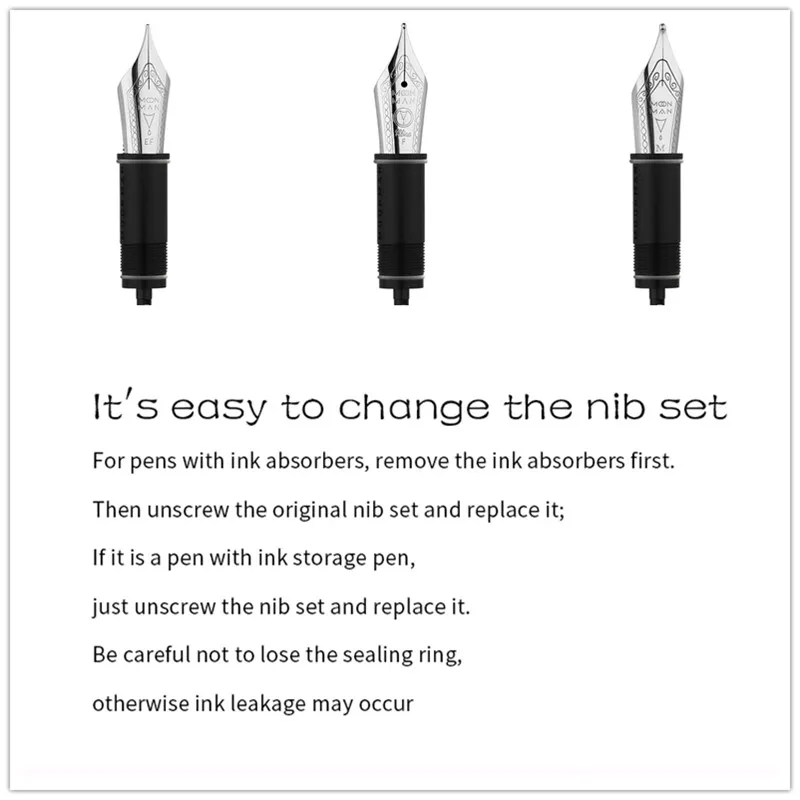 MAJOHN C4/C1/T5/600S/800/T1 만년필 오리지널 펜촉 EF 0.38mm /F 0.5mm /M 0.7mm 펜촉 문구 사무용품 필기구 펜촉